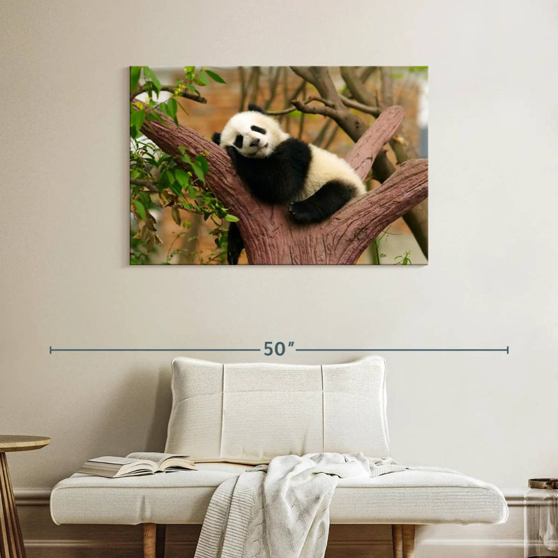 Panda endormi Brampt, H 26 po x l 39 po