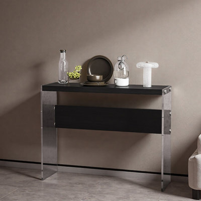 Wabi-Sabi Style Solid Wood Entryway Console