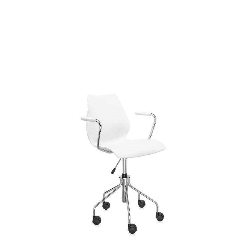 Fauteuil Maui, Blanc zinc