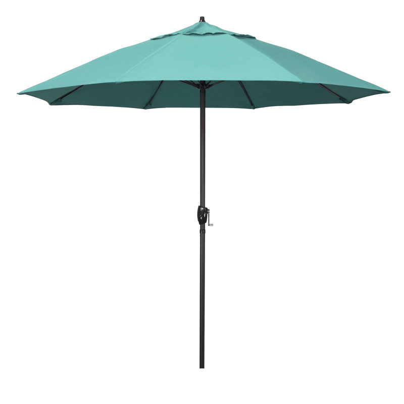 Parasol de marché 9 pi Deshaun, Toile Aruba Sunbrella®