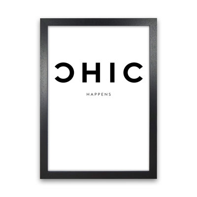 Chic Happens 2 - Print on Canvas