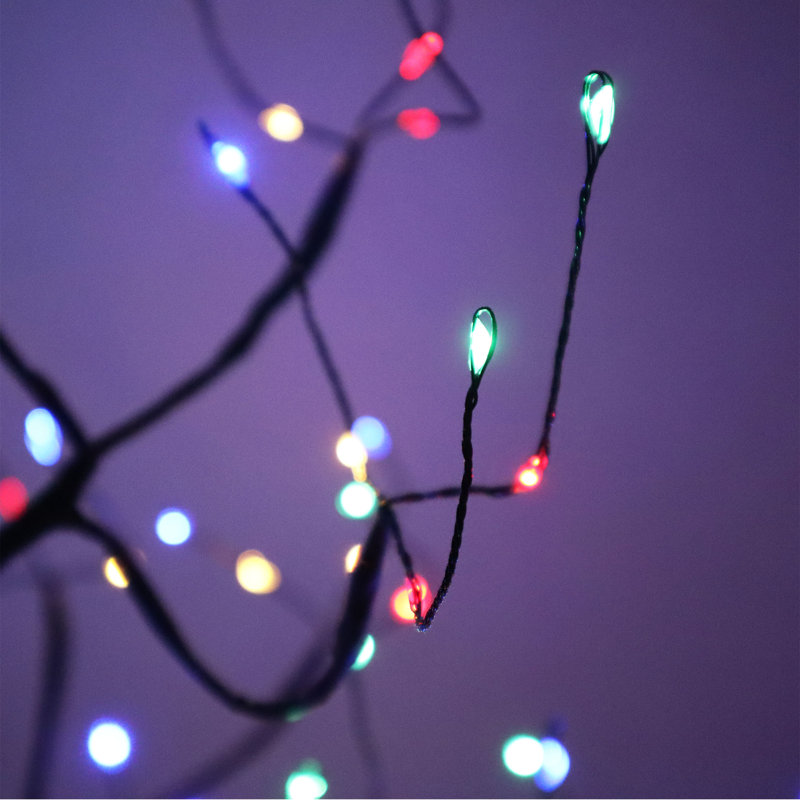 108 Led Tabletop Tree Light Led Desk Lamp Artificial Tree For Home Office Decorative Branches For Party Halloween Holiday Battery USB Operated Bonsai With Timer(Multicoloured)