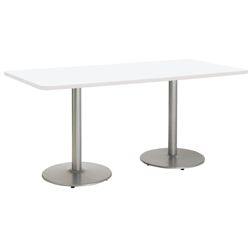 Table de vestibule Mode, Blanc de designer, H 29 po x L 84 po x l 36 po, Argent