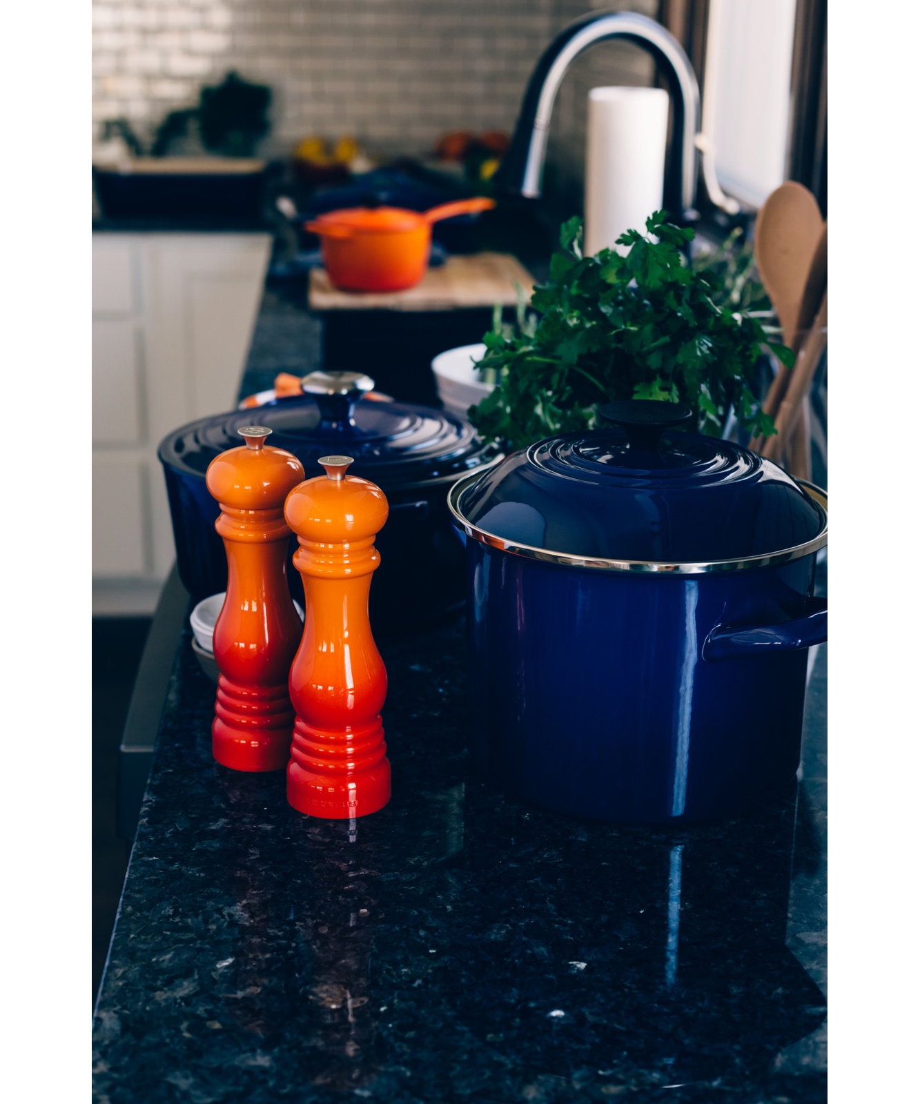 Le Creuset Classic 8" Pepper Mill, Flame
