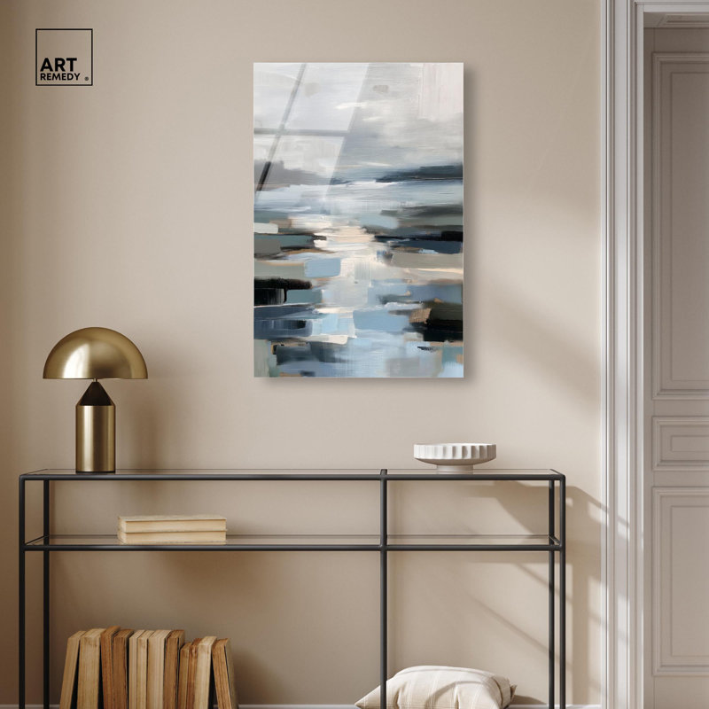 Décoration murale moderne «Soulful Mist I» par Art Remedy, H 30 po x l 20 po