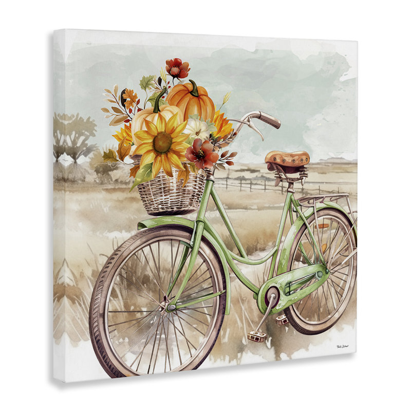 "Fall Florals", impression sur toile par Martina Pavlova, H 36 po x l 36 po