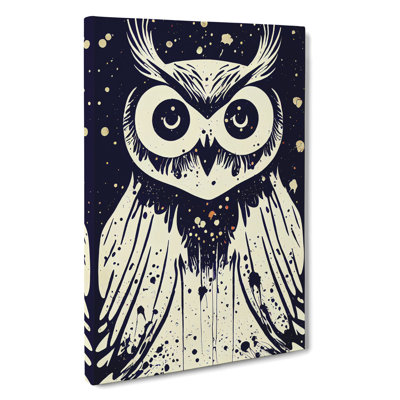 Graffiti Owl - Wrapped Canvas
