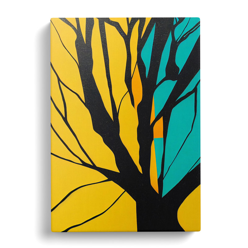 Unique Tree No.2 - Wrapped Canvas, 50cm H x 35cm W x 3cm D