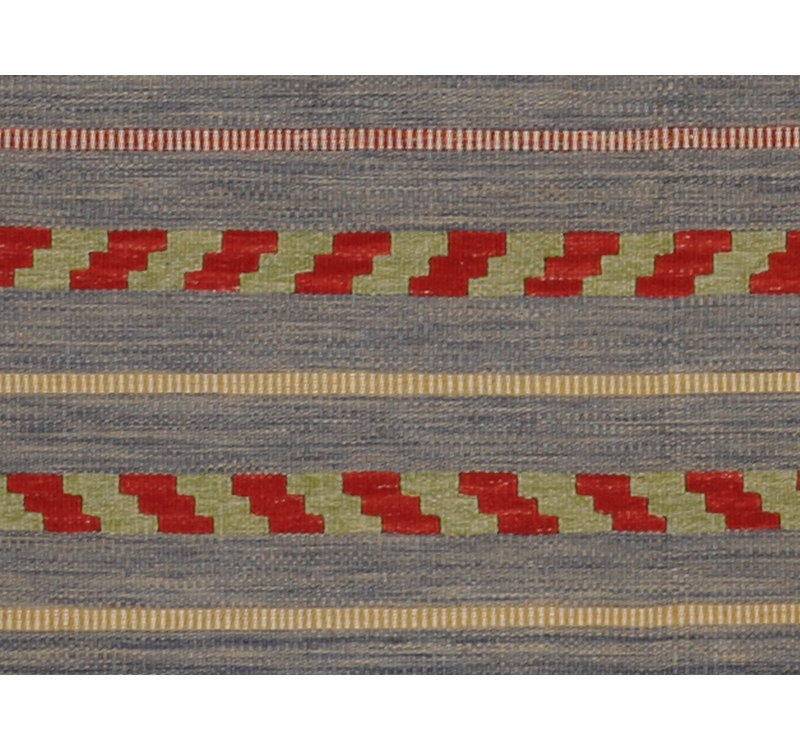 Striped Area Rug in Gray