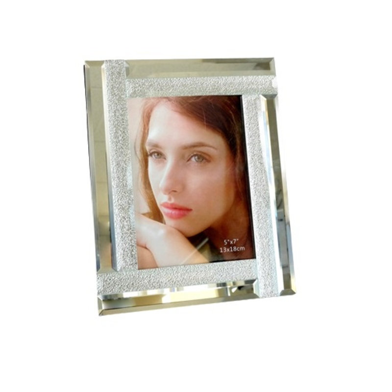 Cadre photo à miroir 5 x 7 po, 5 po x 7 po