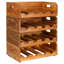 Buettner Floor Wine Bottle Rack Brown