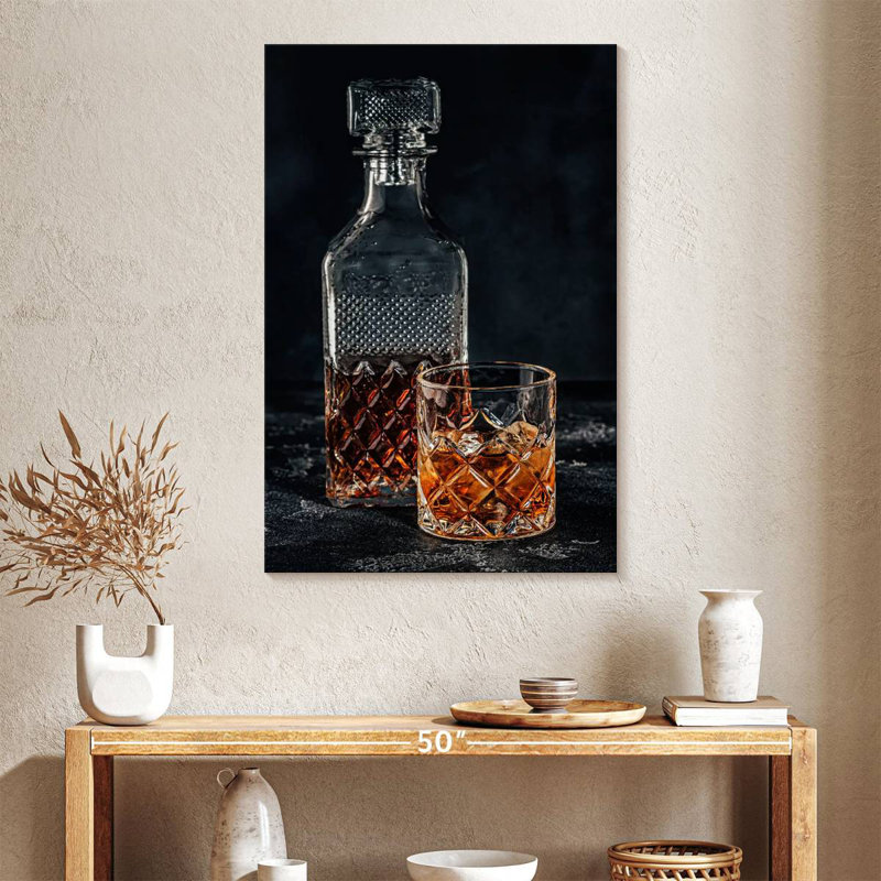 Verre à whisky et décanteur Yarlin, H 39 po x l 26 po
