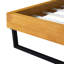 Cadre de lit en bois de pin-713461953