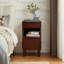 Wooden End Table,Ideal for Compact Storage and Modern Home Decor