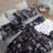 Keep Scrolling Coma Inducer Black Faux Fur Oversized Comforter Set-74213248