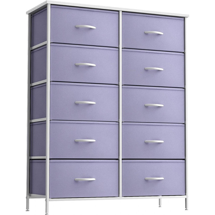 Chest of 10 Drawers Dresser Furniture Bins Bedroom Dresser Storage Organizer