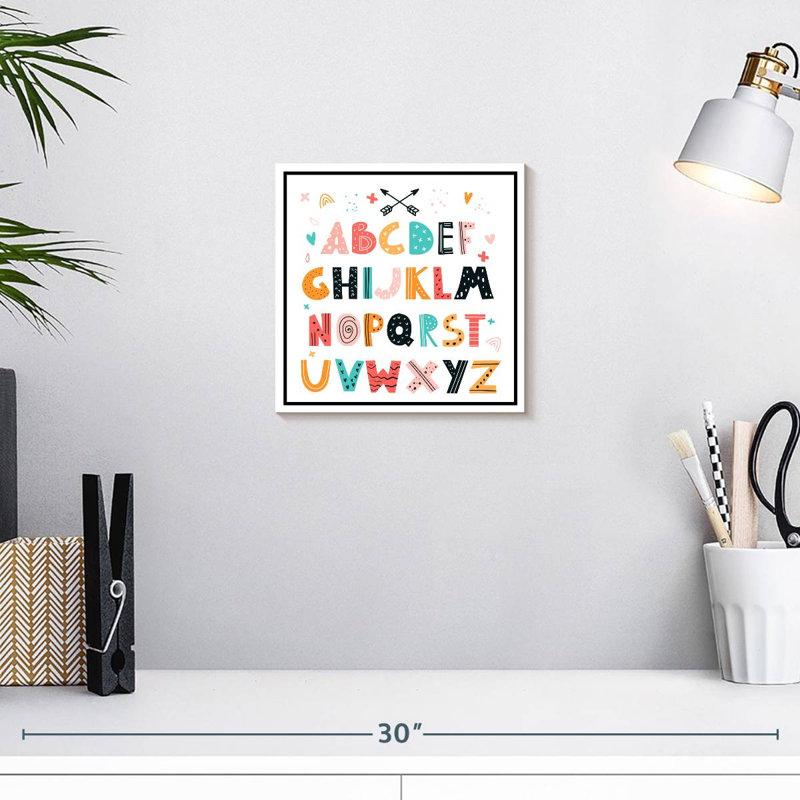 Alphabet à motifs Ashelle, H 10 po x l 10 po