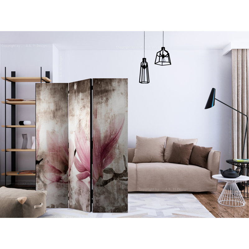 135cm W x 172cm H 3 - Panel Wood Folding Room Divider