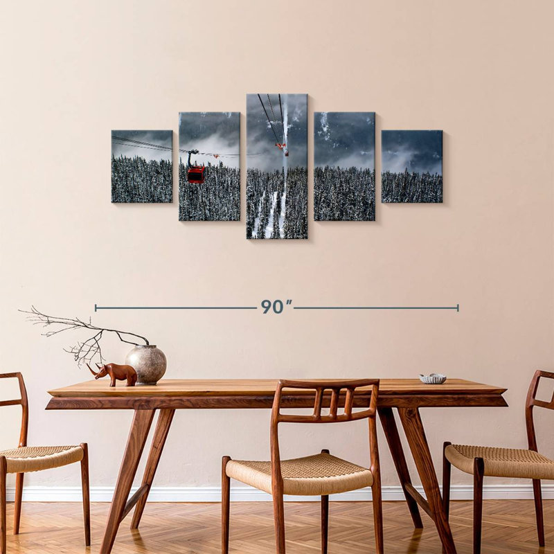 Winter Gondola Lift, 36" H x 80" W