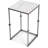 Finch Melrose Berlin Solid Marble Side Table, White