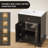 Linsay 24" Classic Bathroom Vanity with Sink Top, Black Bathroom Sink Faucet, Hand Paint, EPA Certified-1567185229