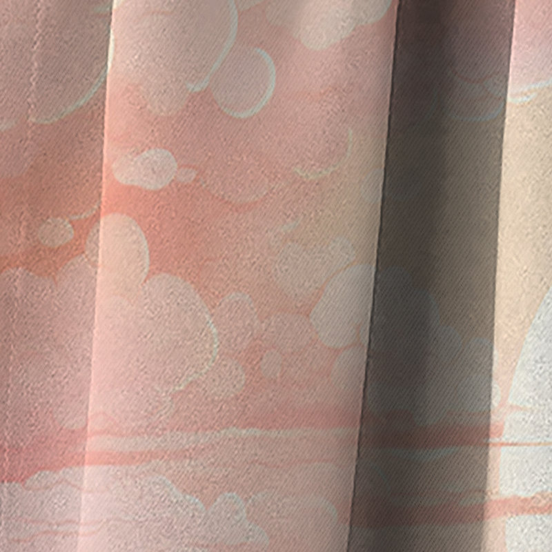 Brunsville - Ocean Curtain - Blackout No Pattern Curtain - 1 Panels, 52" W x 63" L
