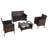 Jasmin - Person Patio Conversation Set with Cushions-1113220785