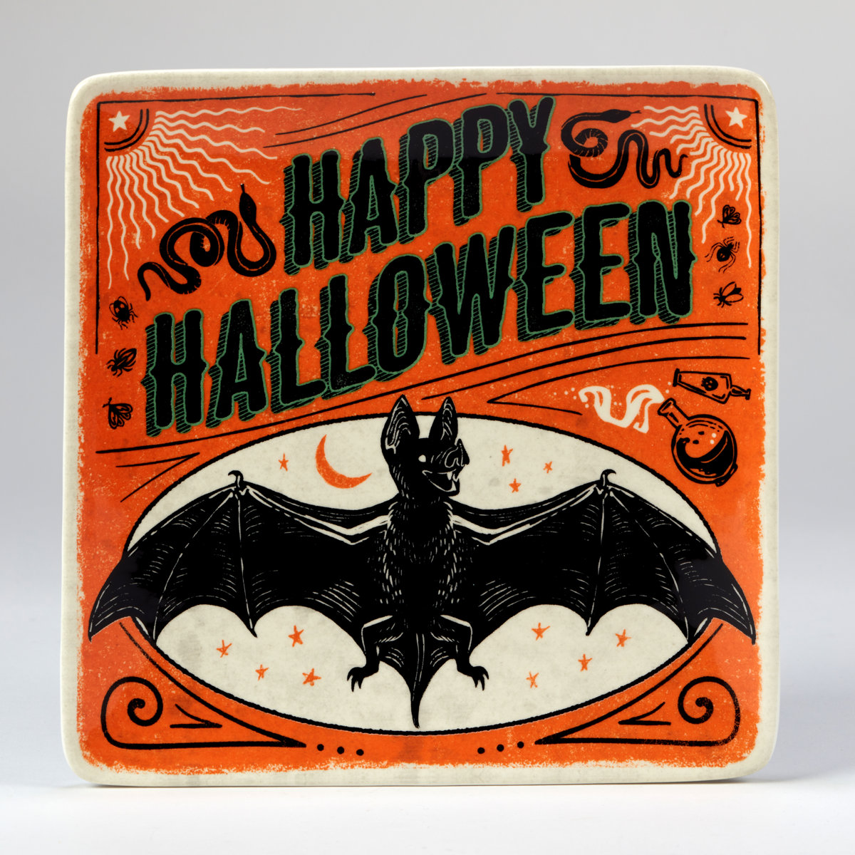 Certified International Scaredy Cat Dessert Plate