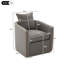Fauteuil d'appoint pivotant moderne en polyester durable, parfait pour les petits espaces