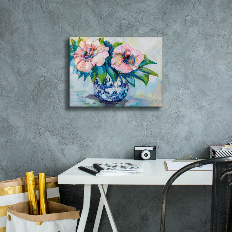 «Charmant» par Jeanette Vertentes, art mural sur toile, 30 po x 26 po, H 12 po x l 16 po x P 0,75 po