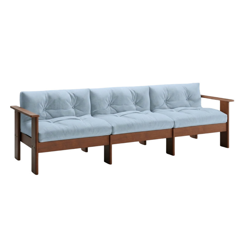 Bacana Sofa, Cornflower Recycled Velvet