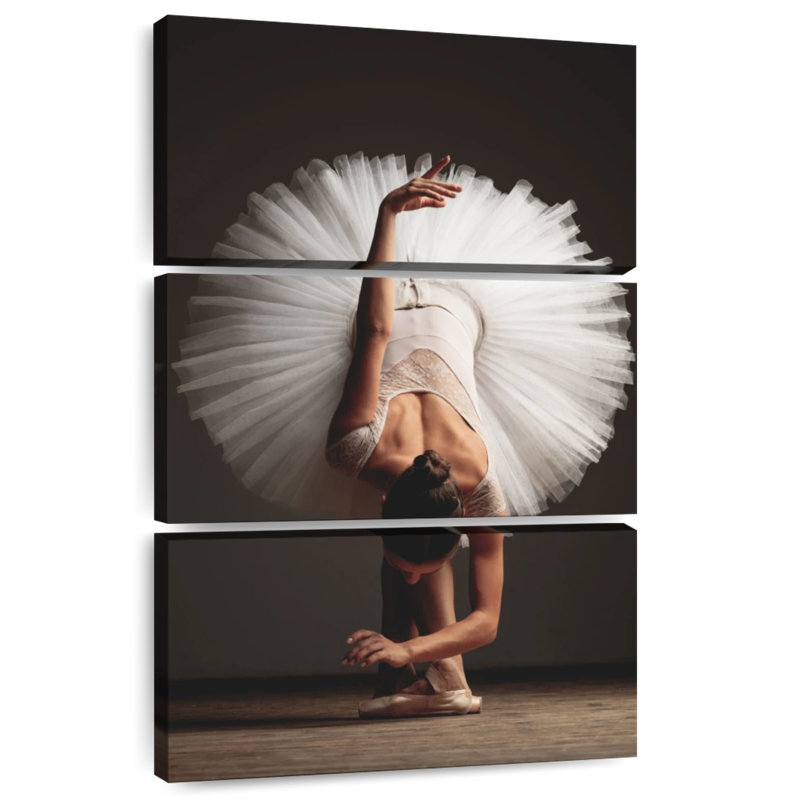 Enn Posed Ballet Dancer, 74" H x 48" W