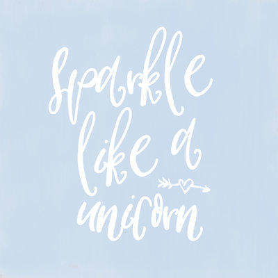 Sparkle Like A Unicorn - Wrapped Canvas Print