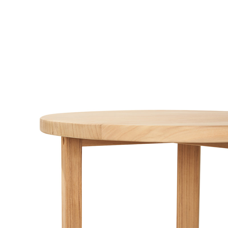 Grande table d'appoint gigogne en teck Estalee, H 19,75 po x P 19,75 po x l 19,75 po
