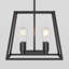 Luminaire suspendu géométrique à 4 lumières Jamicka