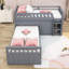 Lit superposé simple en bois 7 tiroirs-504358632