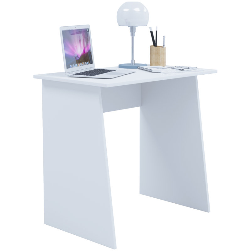 Masola Desk Shell, White, 74 cm H x 80 cm W x 50 cm D