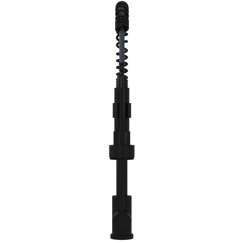 Matt Black 19" Kitchen Faucet - Built With Stainless Steel 304, Modern Style For Daily Use In Black, Sleek Look Homes