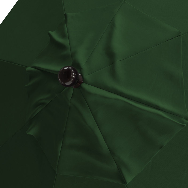 Parasol de marché octogonal 9 pi Ilsa, Toile verte Pacifica