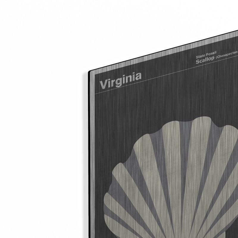 "State Posters VA" par Print Collection, H 16 po x l 12 po