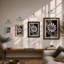 Study In White Botanical - Print-829612618-829612615