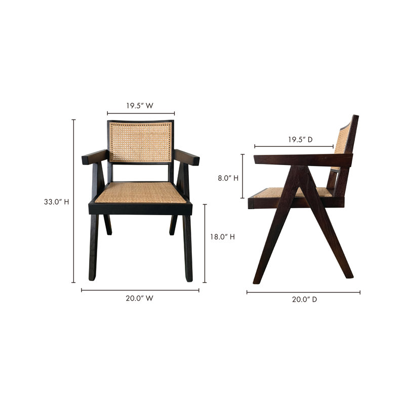 Arm Chair, Black