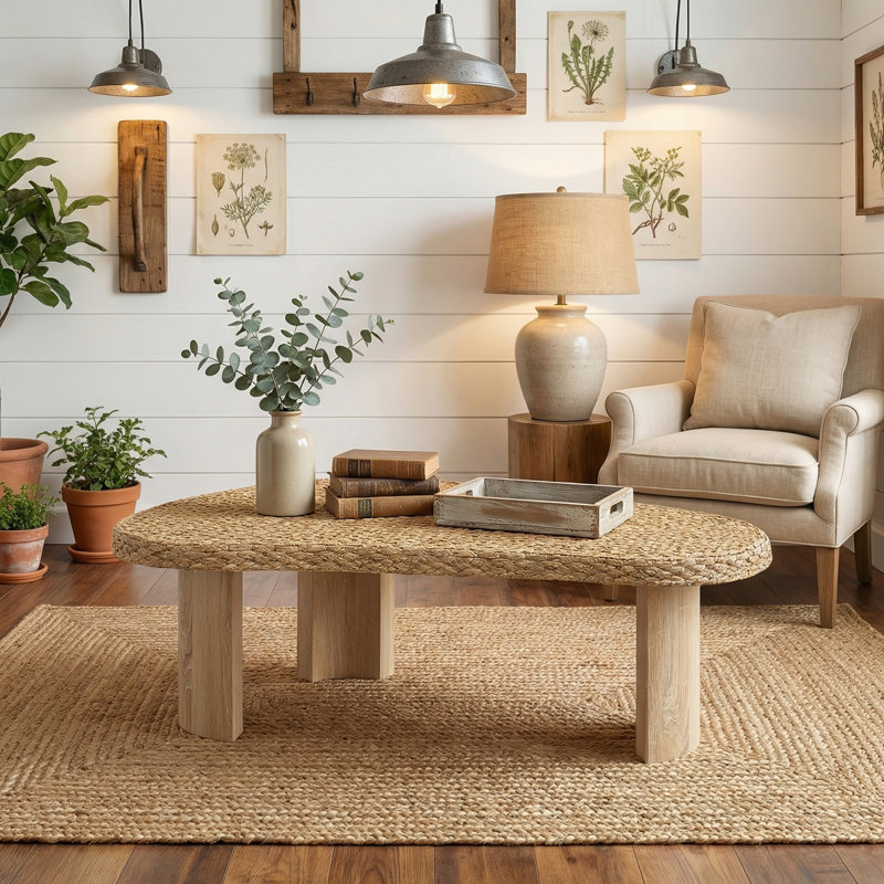 Table basse Fusion - Finition naturelle
