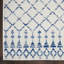 Tapis bleu / ivoire à motif géométrique Cianciolo-1479987428