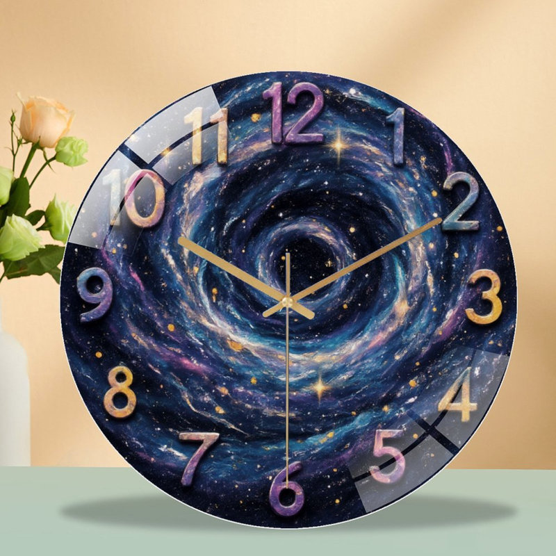 Horloge murale Cosmic Galaxy