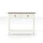 Console avec 2 tiroirs et tablette de rangement inférieure