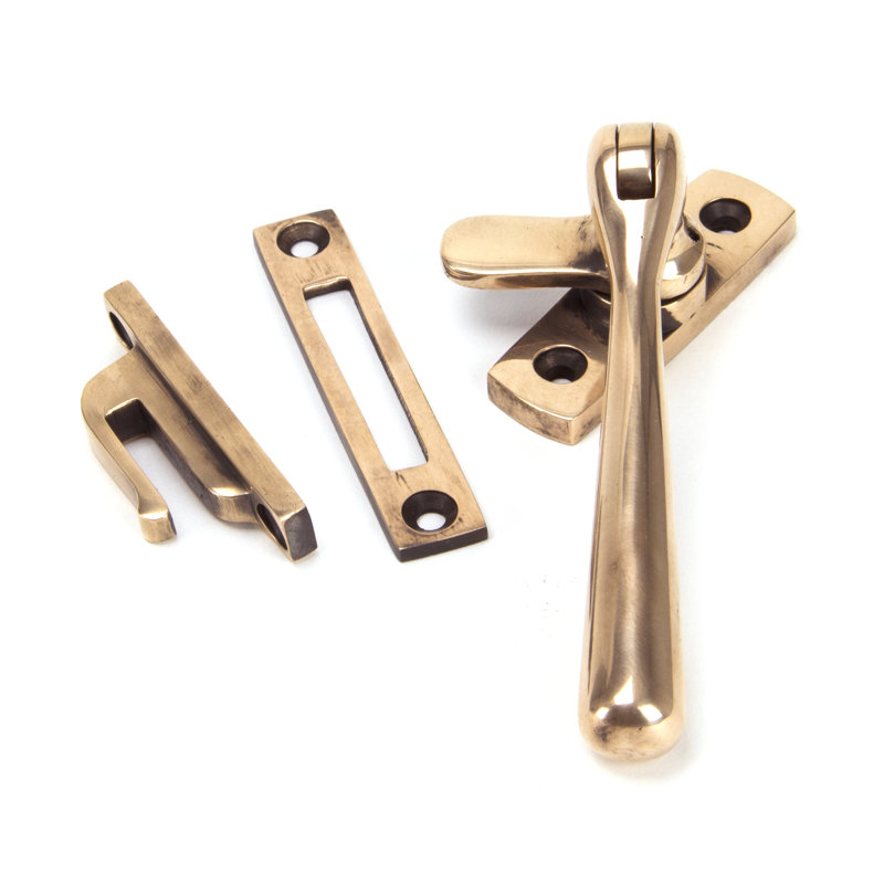Locking Newbury Fastener, Polished Bronze