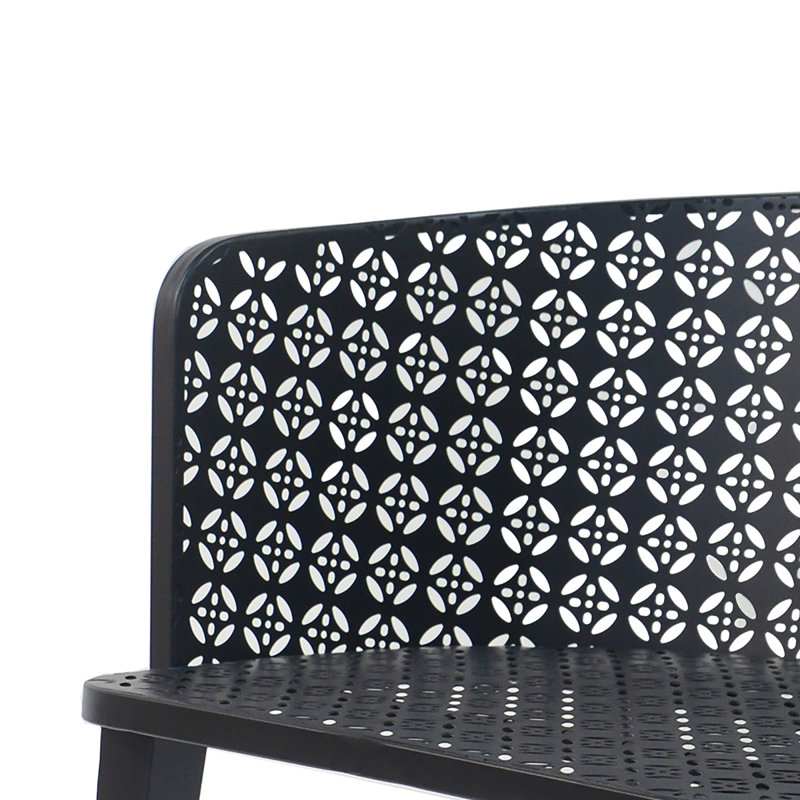 Ensemble de chaises d'extérieur Milan (ensemble de 2), Noir