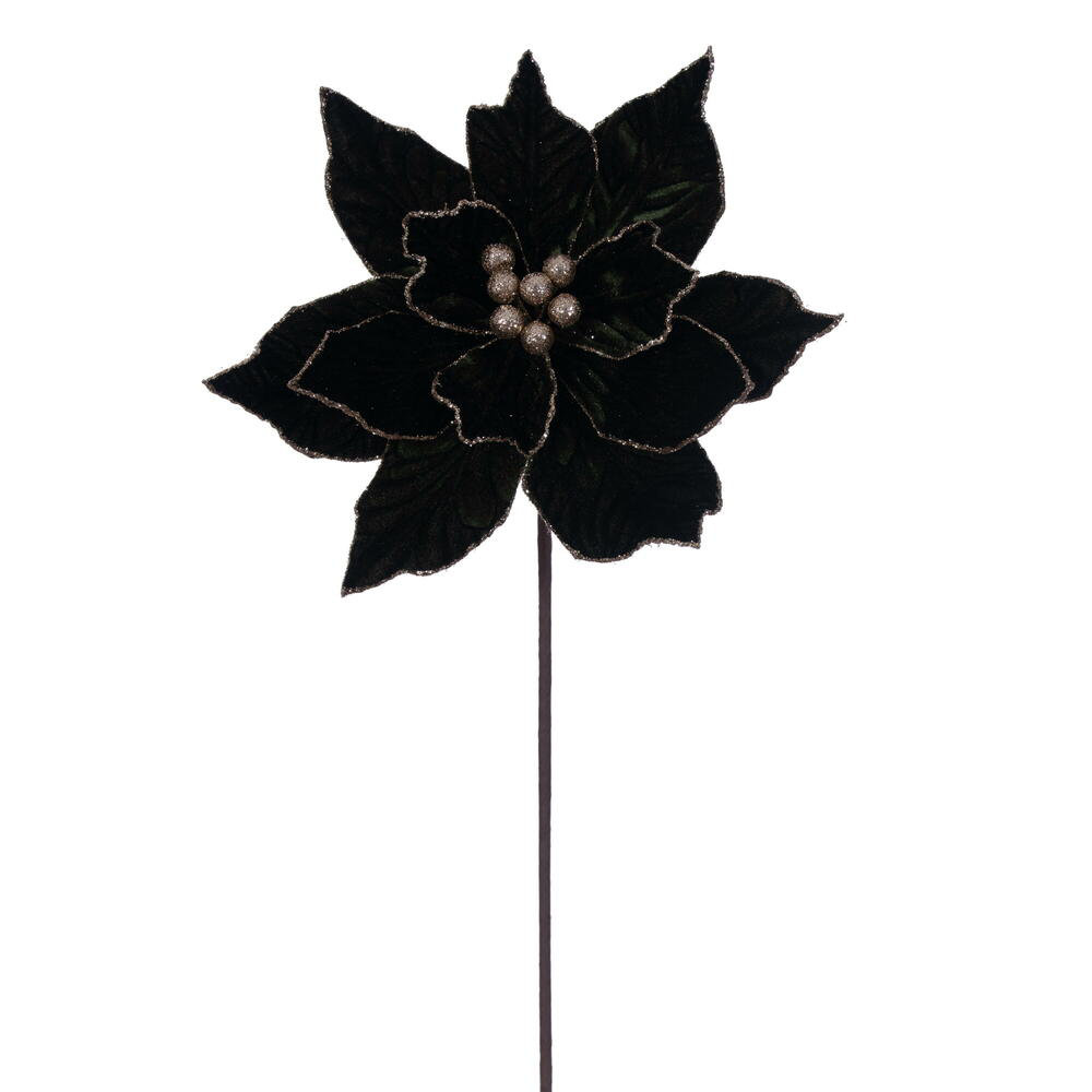 Cleorand Poinsettia Arrangement (Set of 6) Primrue Flowers/Leaves 