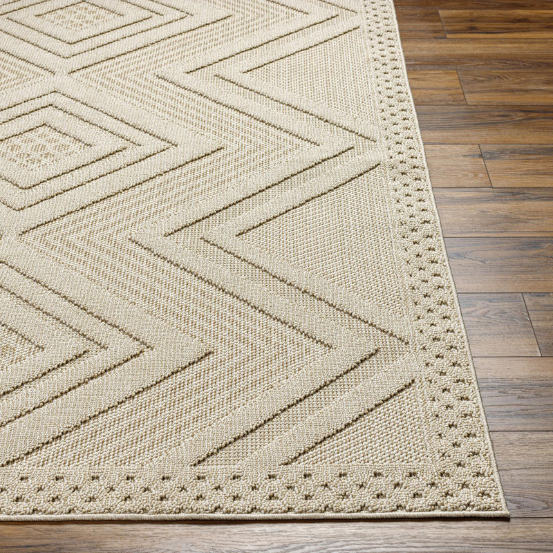 Jayoung Geometric Rug, Rectangle 5'3" x 7'